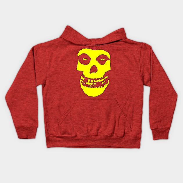 Crimson Ghost - Yellow Solid Kids Hoodie by Controlled Chaos